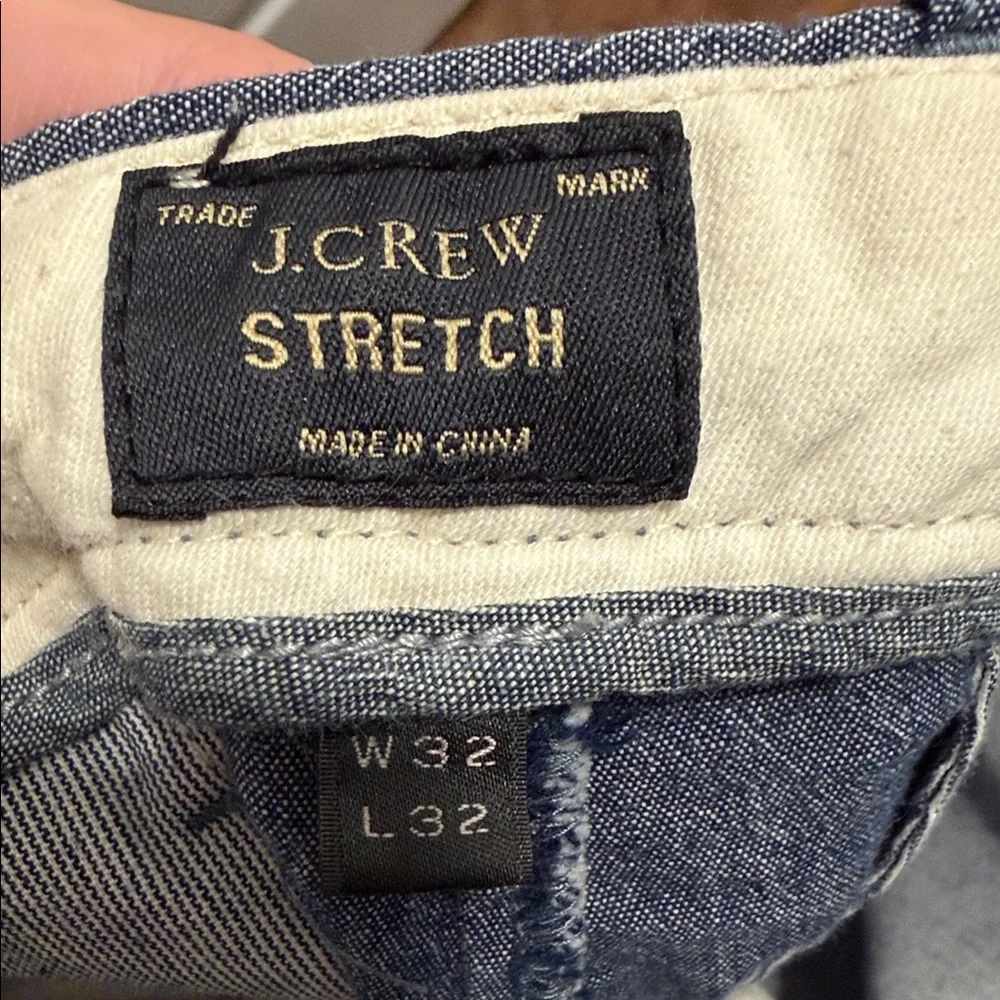 J. Crew Blue Stretch  Pants size 32 x 32